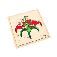 Parts of a Flower Puzzle with Nomenclature Cards (Printed) (3-6)