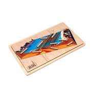 Seafloor Spreading Puzzle with Nomenclature Cards (6-9)