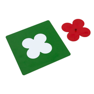 Small Quatrefoil Metal Inset