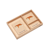 Animals of Asia Wooden Nomenclature Cards (3-6) (Printed)