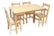 Rubberwood Classroom Table - Rectangle - 30" x 48"