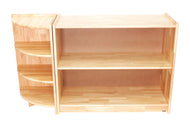 Medium Corner Rubberwood Shelf