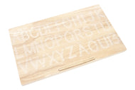 German Alphabets Tracing Board: Uppercase Print