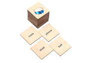 Wooden Rhyming Cards