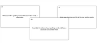 Spelling Task Cards (Printed)