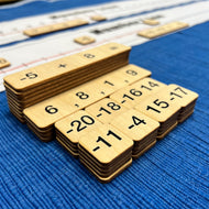 Negative Numbers - Cloth Number Lines and Tiles