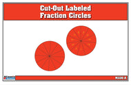 Cut-Out Labeled Fraction Circles (11-20) (Printed)