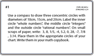 Math Grade 6 Task Cards