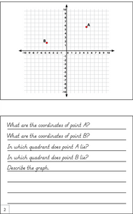 The Coordinate Graph - Workbook