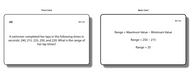 Statistics: Level Two (Task Cards)