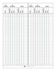 Large Bead Frame Paper (Printed)