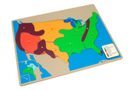 Biomes of USA Puzzle Map