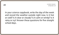 Science Grade 1 Task Cards