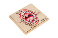 Parts of a Human Mouth Puzzle with Nomenclature Cards (3-6) (Printed)