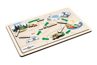 The Paper Production Process Puzzle with Nomenclature Cards (6-9) (Printed)