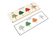 The Four Seasons Puzzle with Nomenclature Cards 6-9 (Printed)