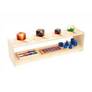 Two Tier Shelf 13" High - Plywood