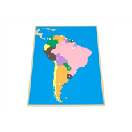 Puzzle Map of South America with Labeled & Unlabeled Control Charts (Premium Quality)