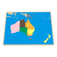 Puzzle Map of Australia with Labeled & Unlabeled Control Charts (Premium Quality)