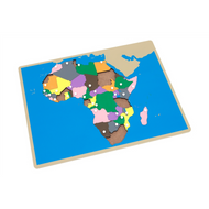 Puzzle Map of Africa with Labeled & Unlabeled Control Charts (Premium Quality)