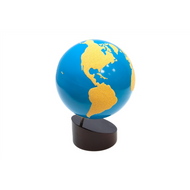 Sandpaper Globe of Land & Water (Premium Quality)