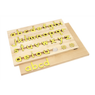 Small Movable Alphabet: Print - Yellow - Configured Box (Premium Quality)