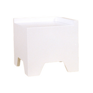 White Stand for Pink Tower