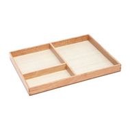 Three-Part Card Tray