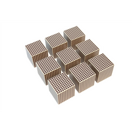 Nine Wooden Thousand Cubes (Premium Quality)