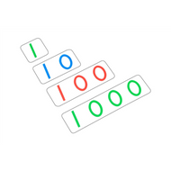 Small Plastic Number Cards (1-3000) w/ Box (Premium Quality)