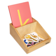 Wooden Tray for Sandpaper Letters and Objects