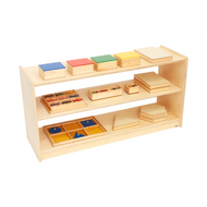 Two Tier Adjustable Shelf 24" High, 14.5" Depth - Plywood