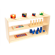 Two Tier Adjustable Shelf 24" High, 12"Depth - Plywood