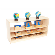 Three Tier Adjustable Shelf 30" High - Plywood