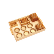 Golden Bead Material (8 mm Acrylic Individual Bead - Plastic Cards) (Premium Quality)