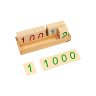 Large Wooden Number Cards 1-1000 (Premium Quality)