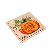 Parts of a Pumpkin puzzle with Nomenclature Cards (6-9)