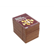 Natural Geometric Solids Wooden Nomenclature Cards (3-6)