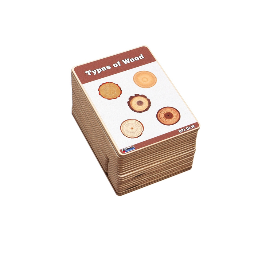 Types of Wood Wooden Nomenclature Cards (3-6)