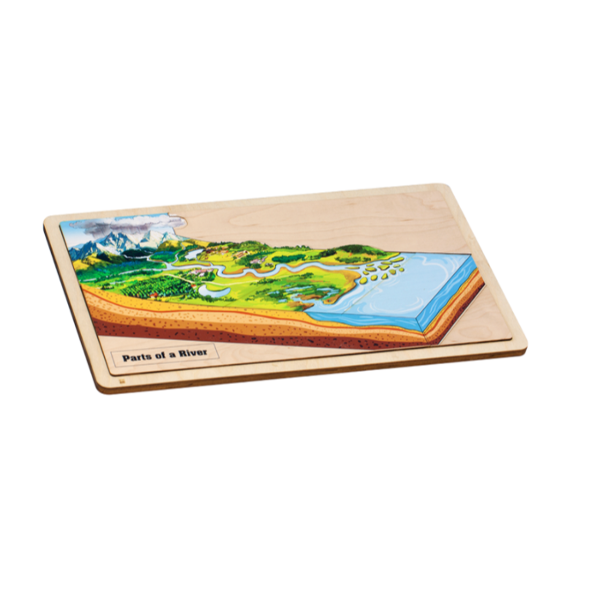 Parts of a River Puzzle with Nomenclature Cards (6-9)