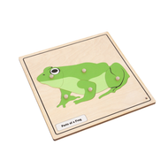 Parts of a Frog Knobbed Puzzle