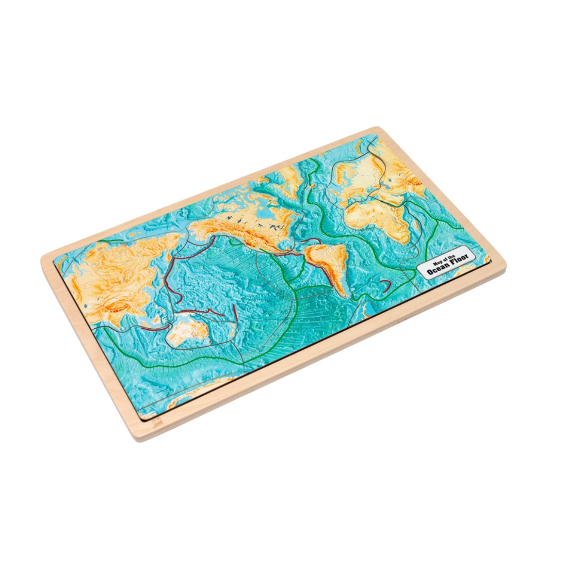 Map of the Ocean Floor Puzzle