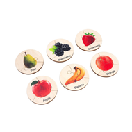 Six Fruit-Themed Three-Part Puzzles