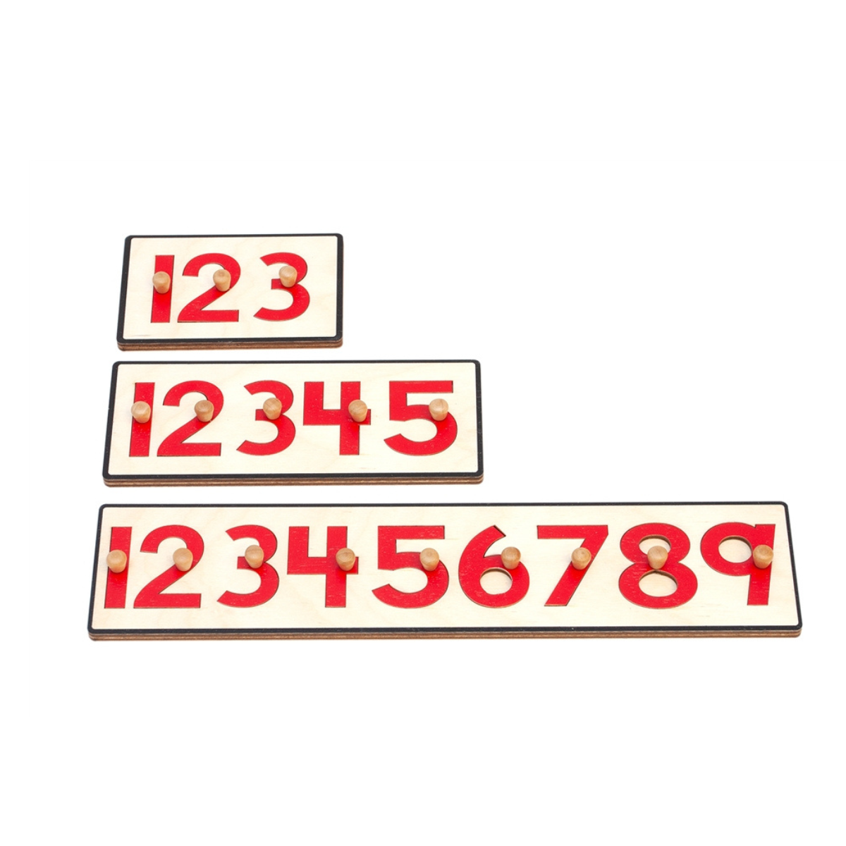 Wooden Numbers Puzzle