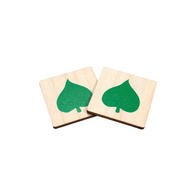 Wooden Memory Game: Types of Leaves
