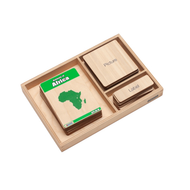 Animals of Africa Wooden Nomenclature Cards (3-6) (Printed)