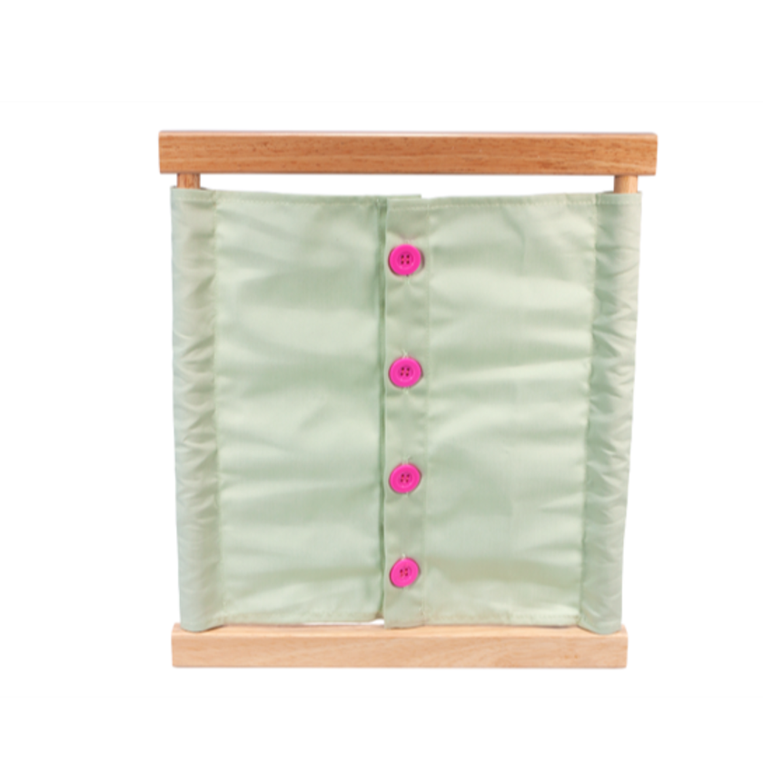 Dressing Frame Button Dressing Frame: Large Button – Alison's Montessori Asia