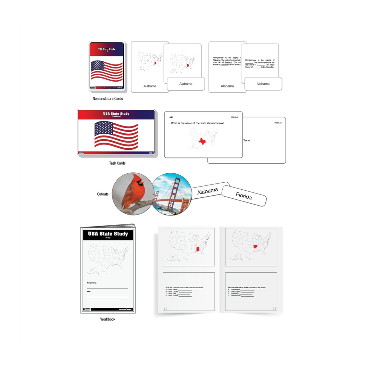 USA State Study - Complete Set