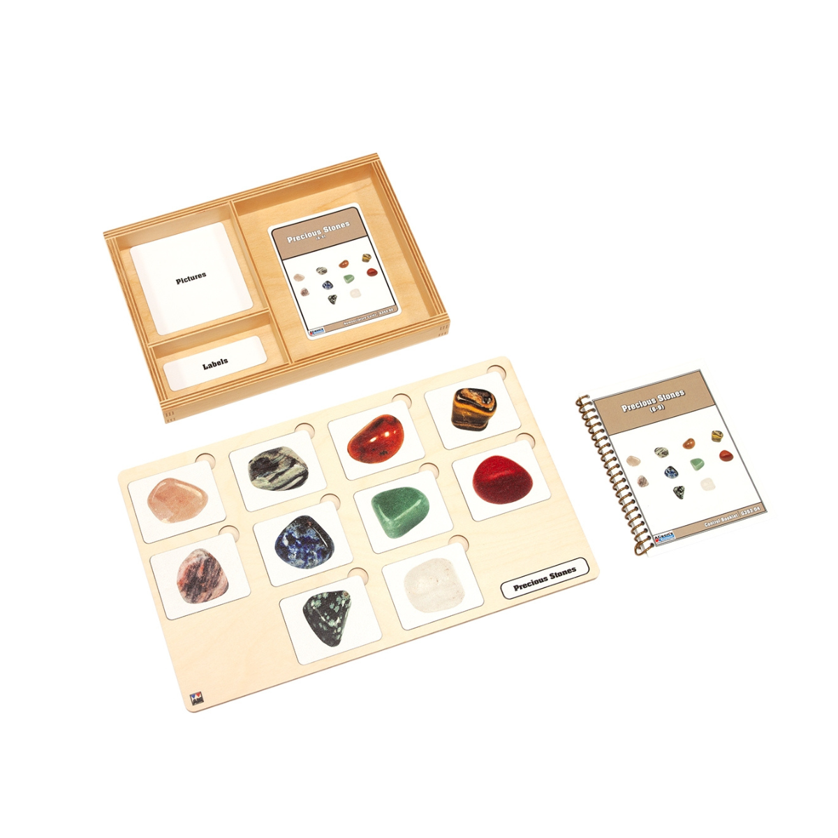 Precious Stones Puzzle with Nomenclature Cards (6-9) (Printed)