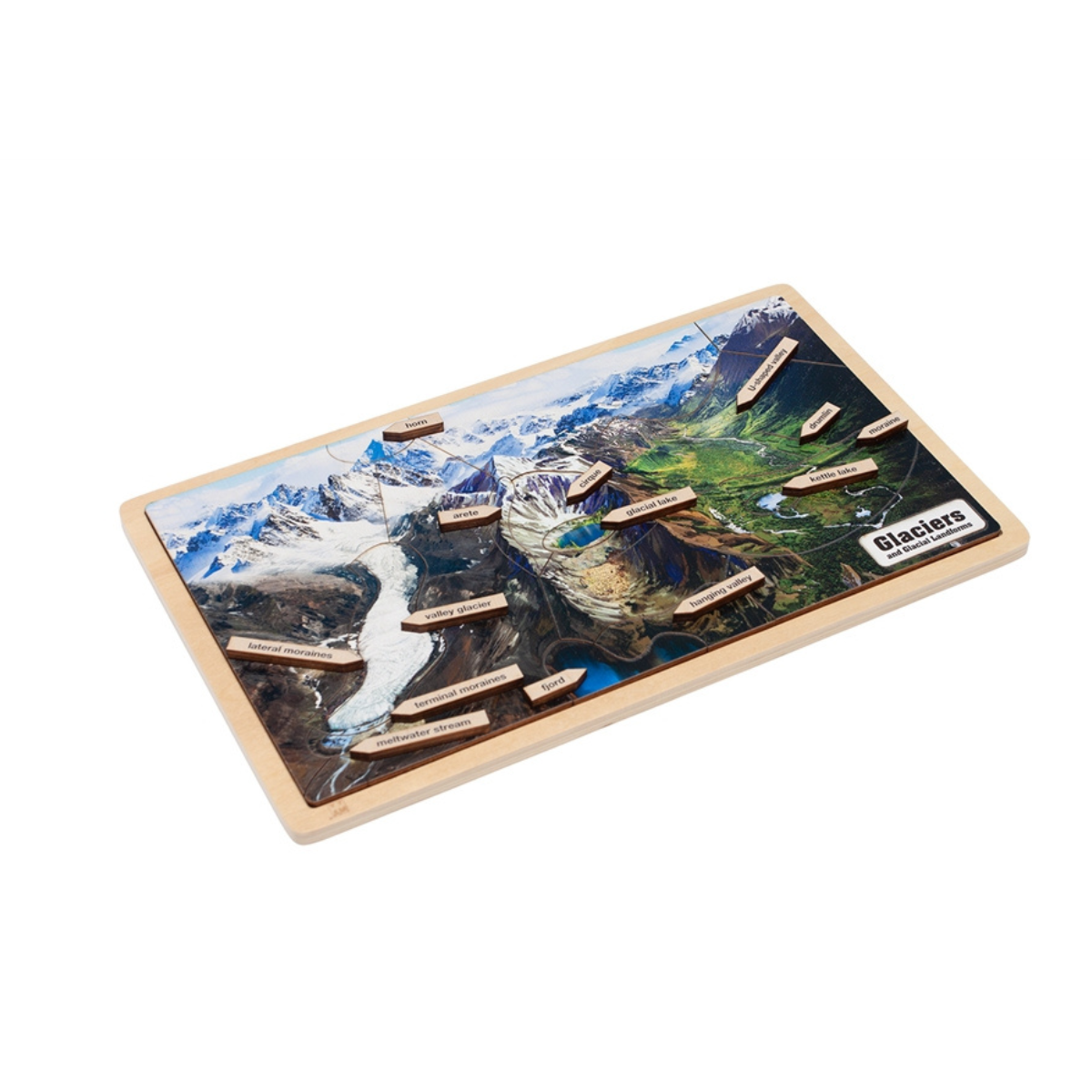 Glaciers and Glacial Landforms Puzzle
